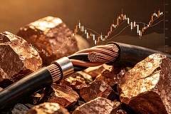 Rising copper prices impact on cable buyers - industry news cover with copper ore, cables and price chart